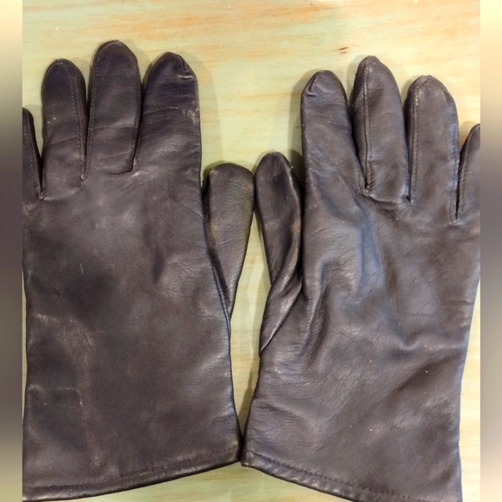 Propper International men's leather gloves, brown, size 8.